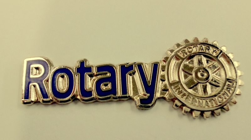 Producto Pin Rotary logo completo con cierre iman